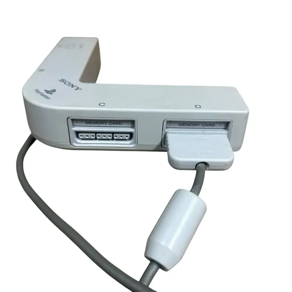 Official Sony Playstation Multitap SCPH-1070 Gray OEM Multi Tap PS1 Vintage